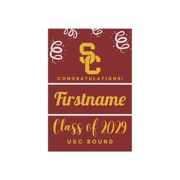 Personalized USC 2029 Yard Flag