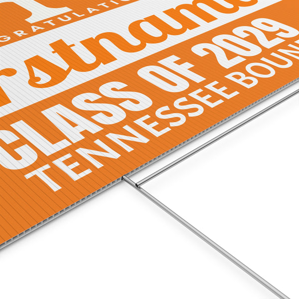 Personalized UTK 2029 Bound Yard Sign