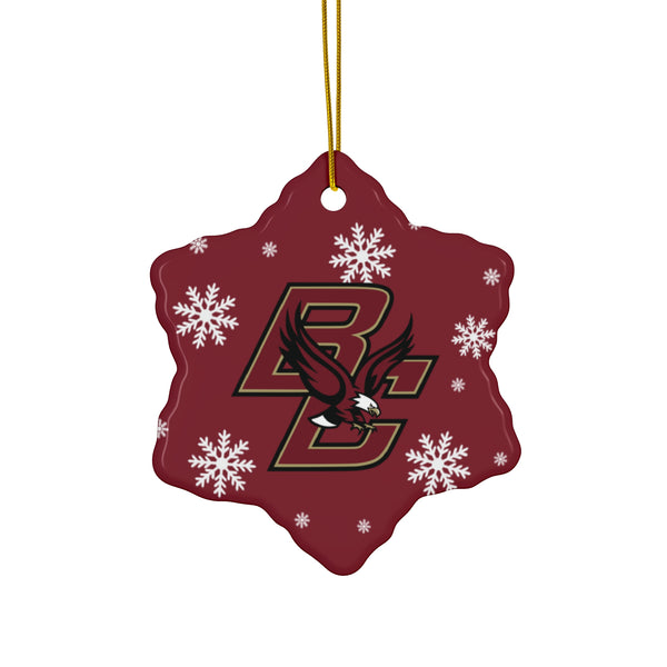Boston College Christmas Ceramic Ornaments