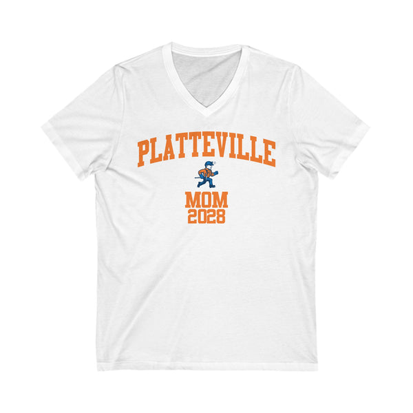 UW Platteville Class of 2028 MOM V-Neck Tee