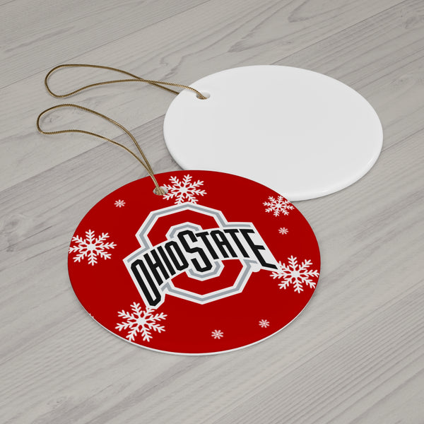 Ohio State Ceramic Ornaments
