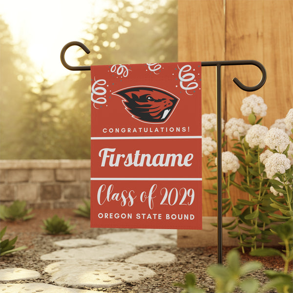 Personalized Oregon State 2029 Yard Flag