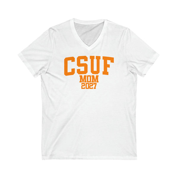 CSUF Class of 2027 MOM V-Neck Tee