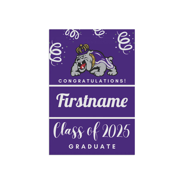 Personalized JMU 2025 Graduate Yard Flag
