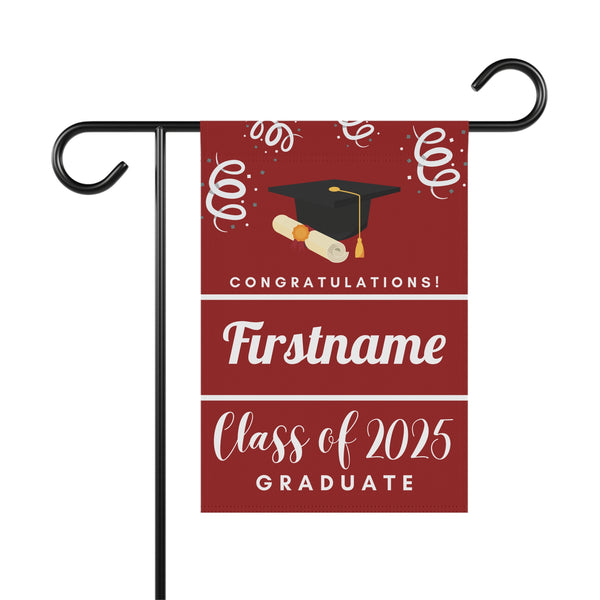 Personalized Graduate Yard Flag