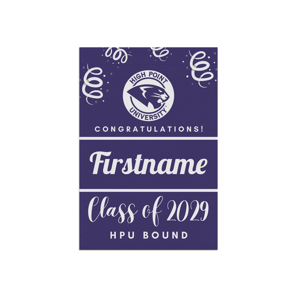 Personalized HPU 2029 Yard Flag