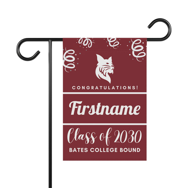 Personalized Bates 2030 Yard Flag