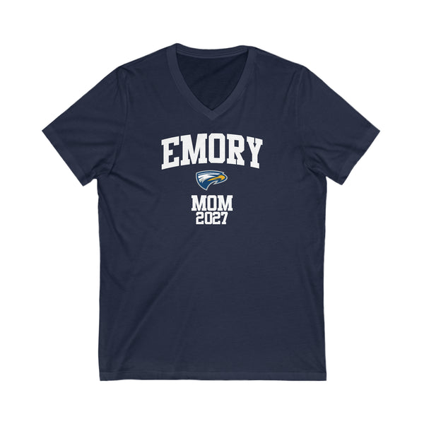 Emory Class of 2027 MOM V-Neck Tee