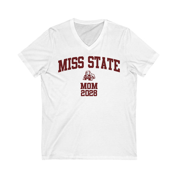 Miss State Class of 2028 MOM V-Neck Tee