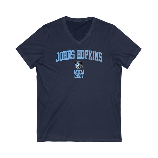 JHU Class of 2027 MOM V-Neck Tee