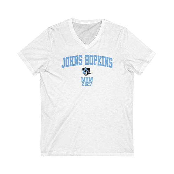 JHU Class of 2027 MOM V-Neck Tee