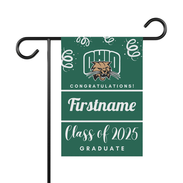 Personalized Ohio 2025 Graduate Yard Flag