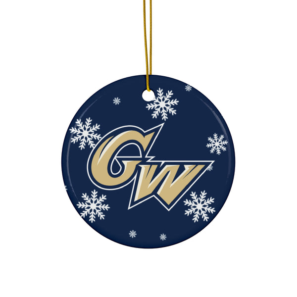 GWU Ceramic Ornaments