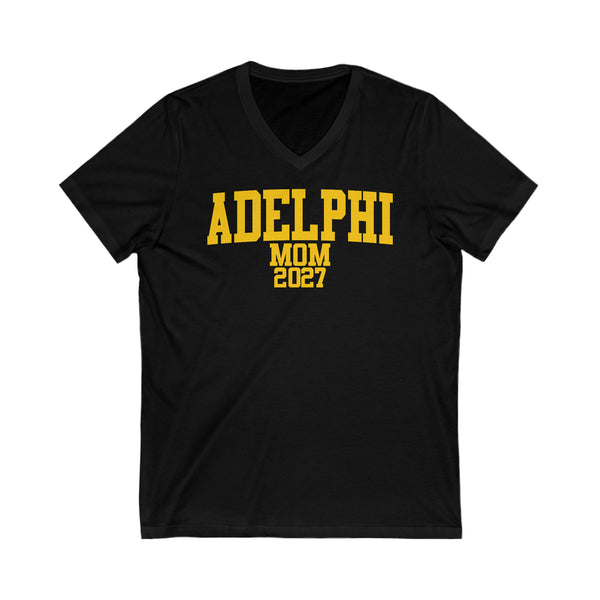 Adelphi Class of 2027 MOM V-Neck Tee