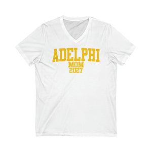 Adelphi Class of 2027 MOM V-Neck Tee