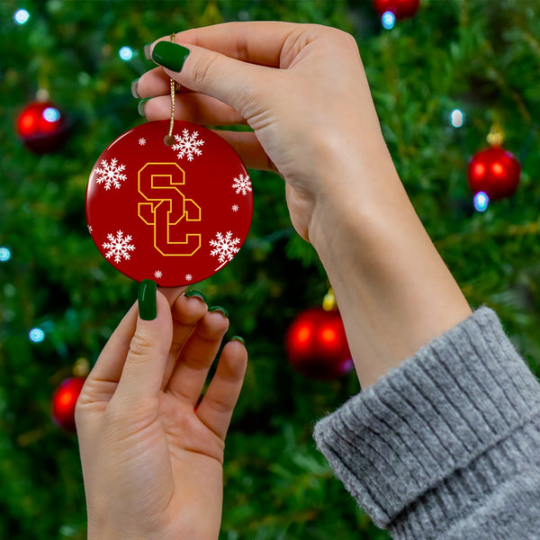 USC Ceramic Ornaments