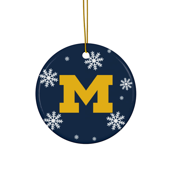 Michigan Christmas Ceramic Ornaments