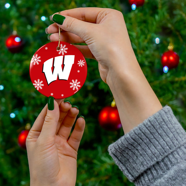 UW Madison Ceramic Ornaments