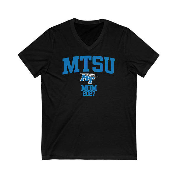 MTSU Class of 2027 MOM V-Neck Tee