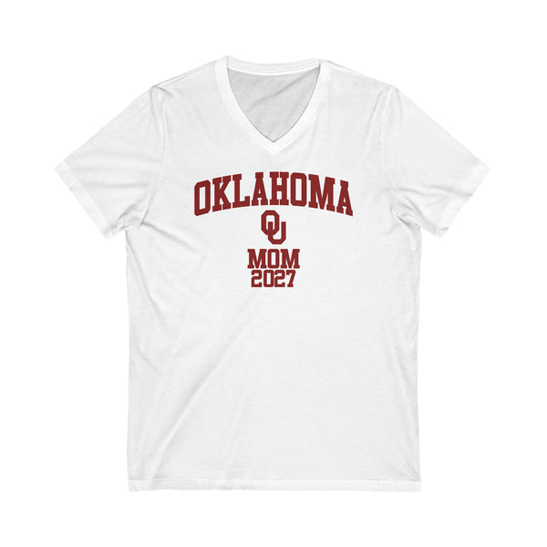 Oklahoma Class of 2027 MOM V-Neck Tee