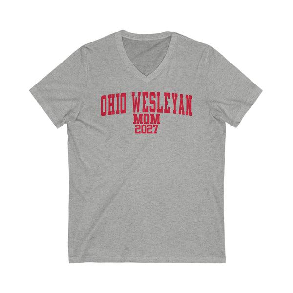 Ohio Wesleyan Class of 2027 MOM V-Neck Tee