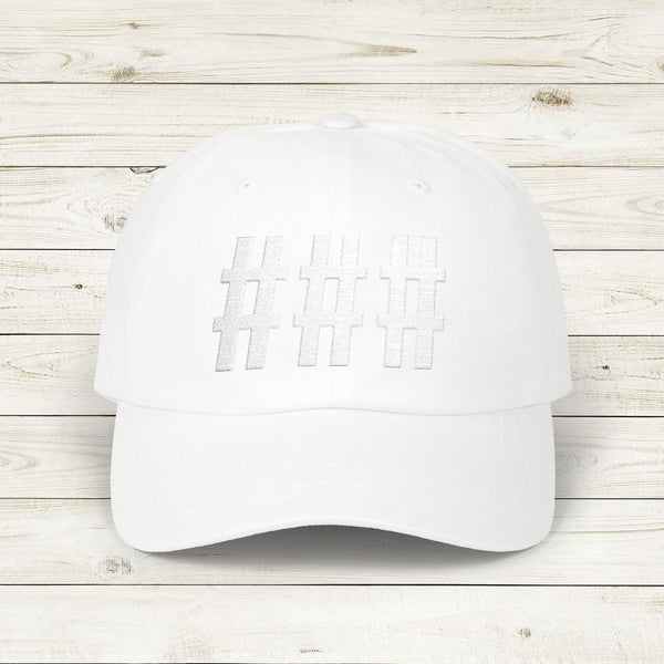 Personalized Area Code Classic Embroidered Cap