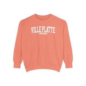 Ville Platte Louisiana Comfort Colors Sweatshirt