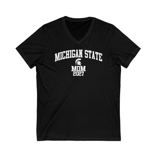 MSU Class of 2027 MOM V-Neck Tee