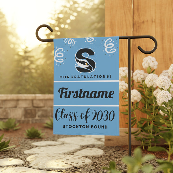 Personalized Stockton 2030 Yard Flag