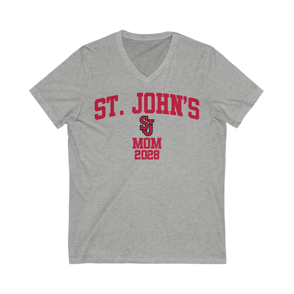 St. John's Class of 2028 - MOM V-Neck Tee