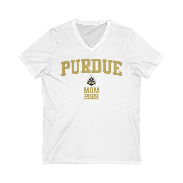 Purdue Class of 2028 MOM V-Neck Tee