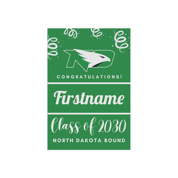 Personalized UND 2030 Yard Flag