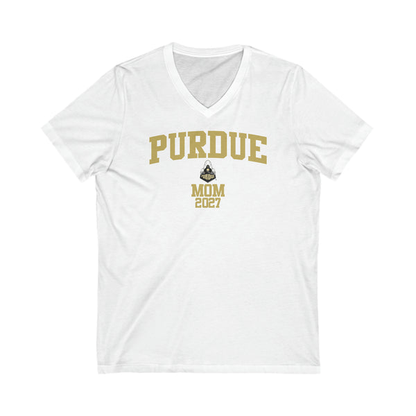 Purdue Class of 2027 MOM V-Neck Tee