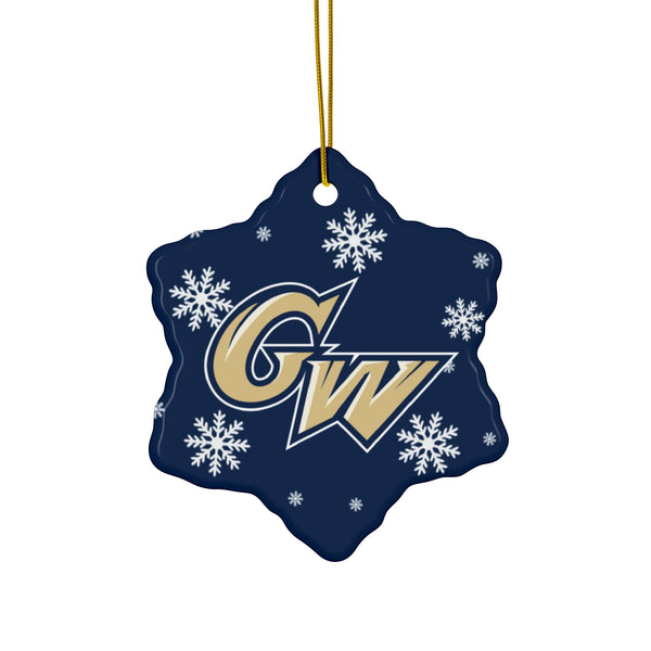 GWU Ceramic Ornaments