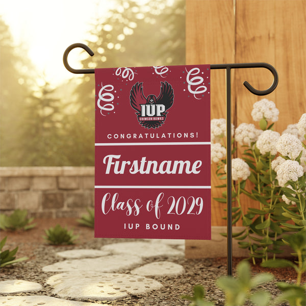 Personalized IUP 2029 Yard Flag