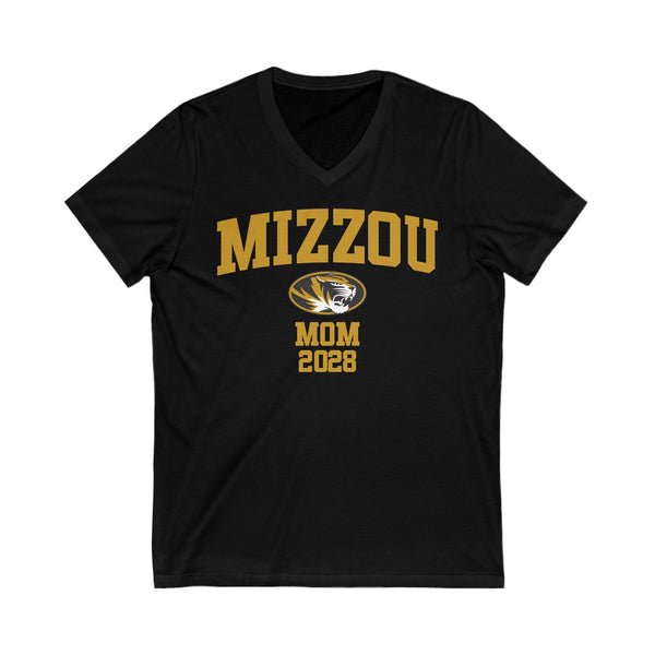 Mizzou Class of 2028 MOM V-Neck Tee