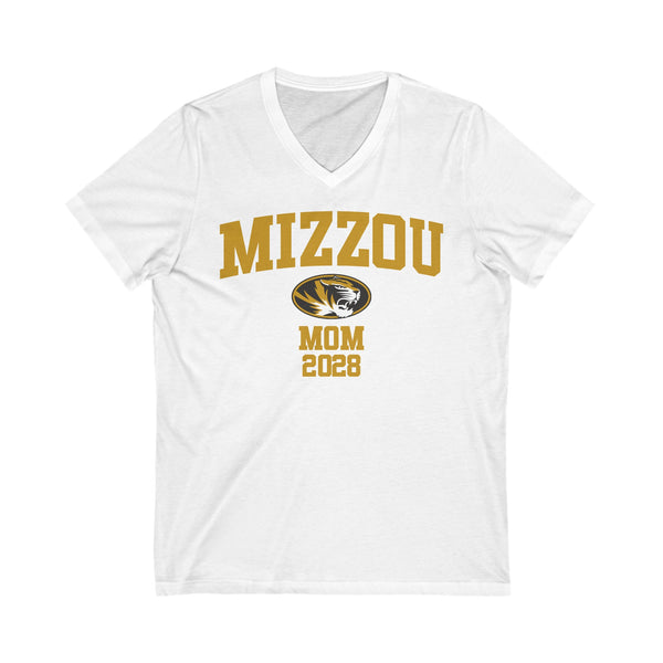 Mizzou Class of 2028 MOM V-Neck Tee
