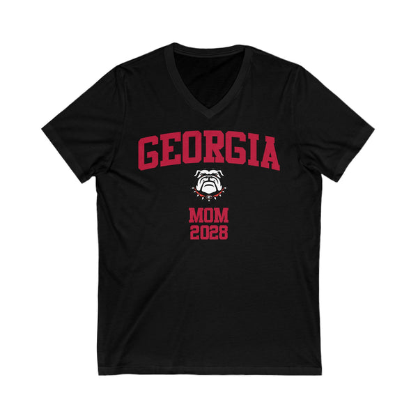 UGA Class of 2028 MOM V-Neck Tee