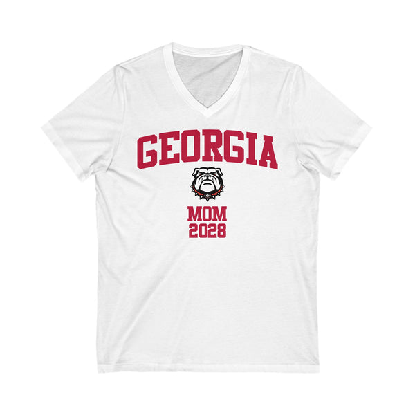 UGA Class of 2028 MOM V-Neck Tee