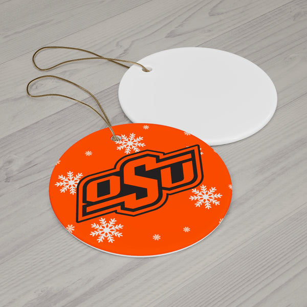 Oklahoma State Ceramic Ornaments