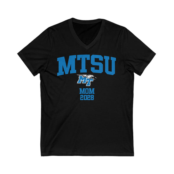 MTSU Class of 2028 MOM V-Neck Tee