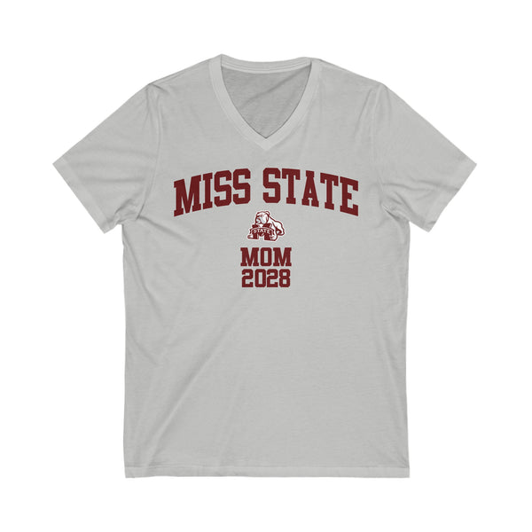 Miss State Class of 2028 MOM V-Neck Tee