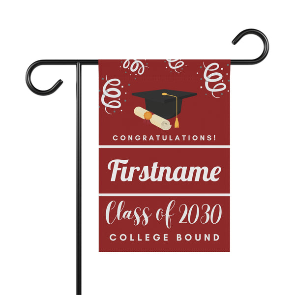 Personalized 2030 College Bound Yard Flag