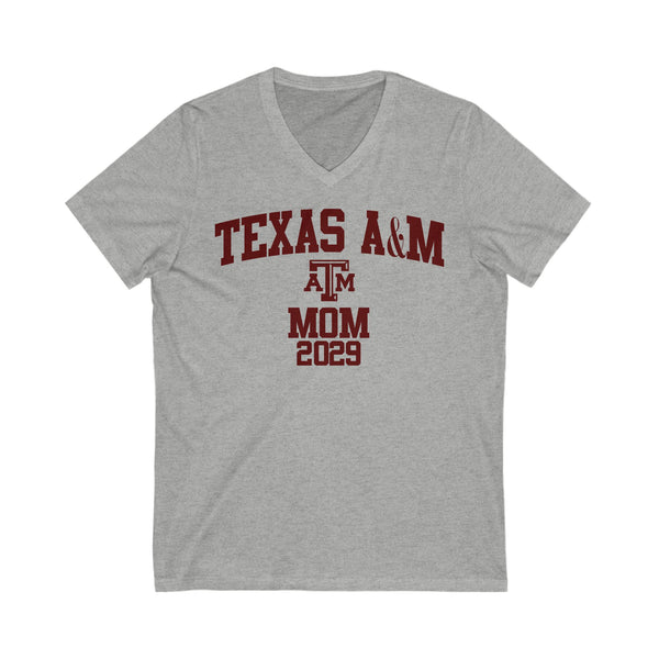 TAMU 2029 MOM V-Neck Tee