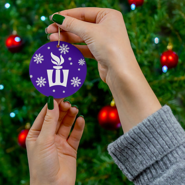 Winona State Ceramic Ornaments