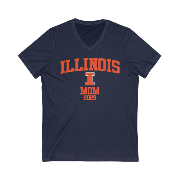 UIUC29 MOM V-Neck Tee