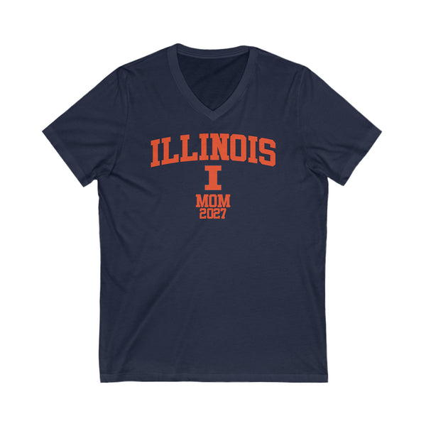UIUC Class of 2027 MOM V-Neck Tee