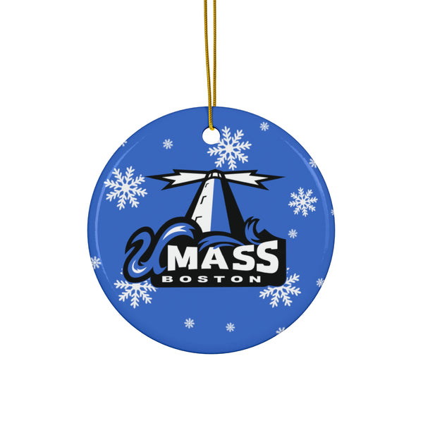 UMass Boston Ceramic Ornaments