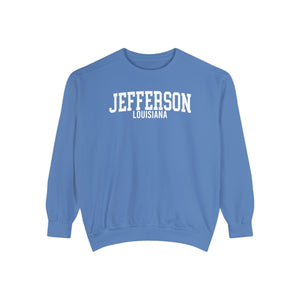 Jefferson Louisiana Comfort Colors Sweatshirt