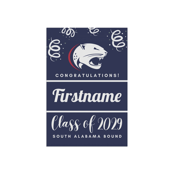 Personalized South Alabama 2029 Yard Flag